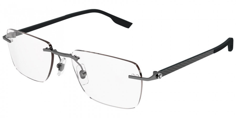 MONTBLANC EYEGLASSES - MB0185O 003 55 - Gunmetal/Gray