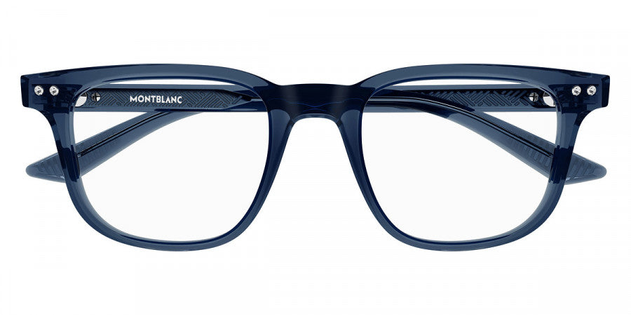 MONTBLANC EYEGLASSES - MB0256O 007 53 - Blue
