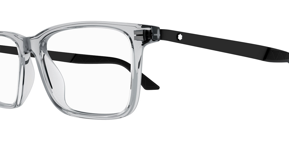 MONTBLANC EYEGLASSES - MB0333O 002 55 - Gray/Black