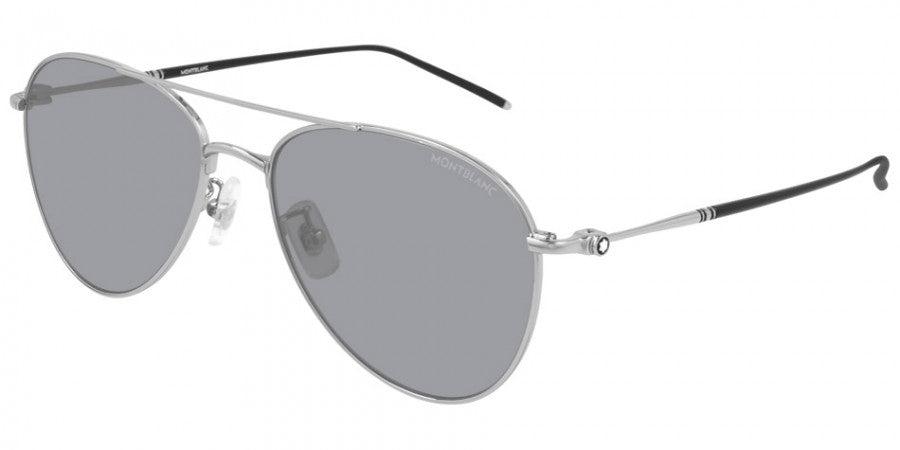 MONTBLANC SUNGLASSES - MB0128S 002 58 - Silver