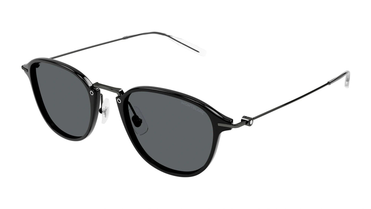 NWT MONT BLANC MB0155S 007 Sunglasses Montblanc MB0155S Square Sunglasses | Fashion Eyewear UK main image 3