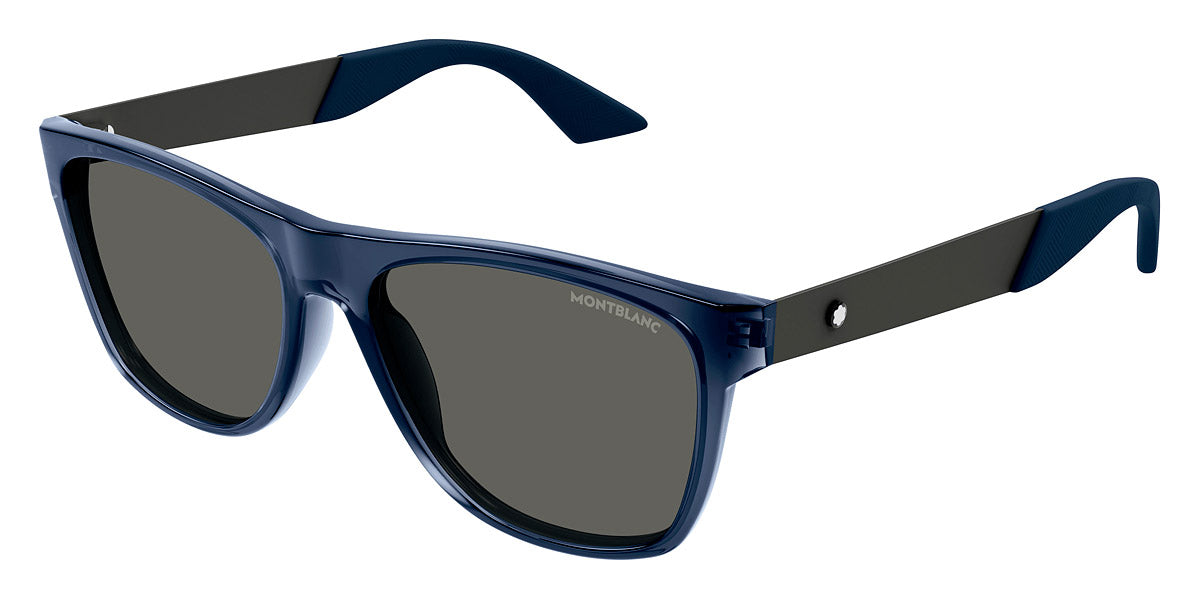 MONTBLANC SUNGLASSES - MB0298S 002 56 - Blue/Gunmetal