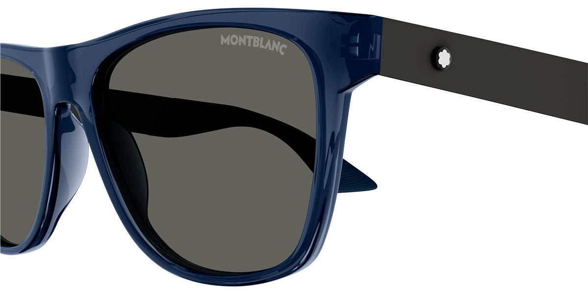 MONTBLANC SUNGLASSES - MB0298S 002 56 - Blue/Gunmetal
