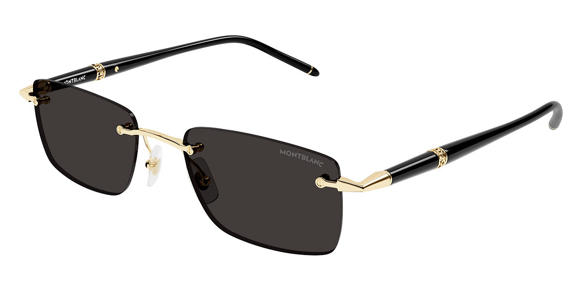 MONTBLANC SUNGLASSES - MB0344S 001 54 - Gold/Black