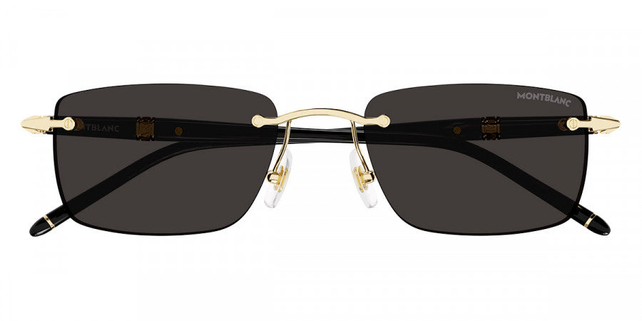 MONTBLANC SUNGLASSES - MB0344S 001 54 - Gold/Black