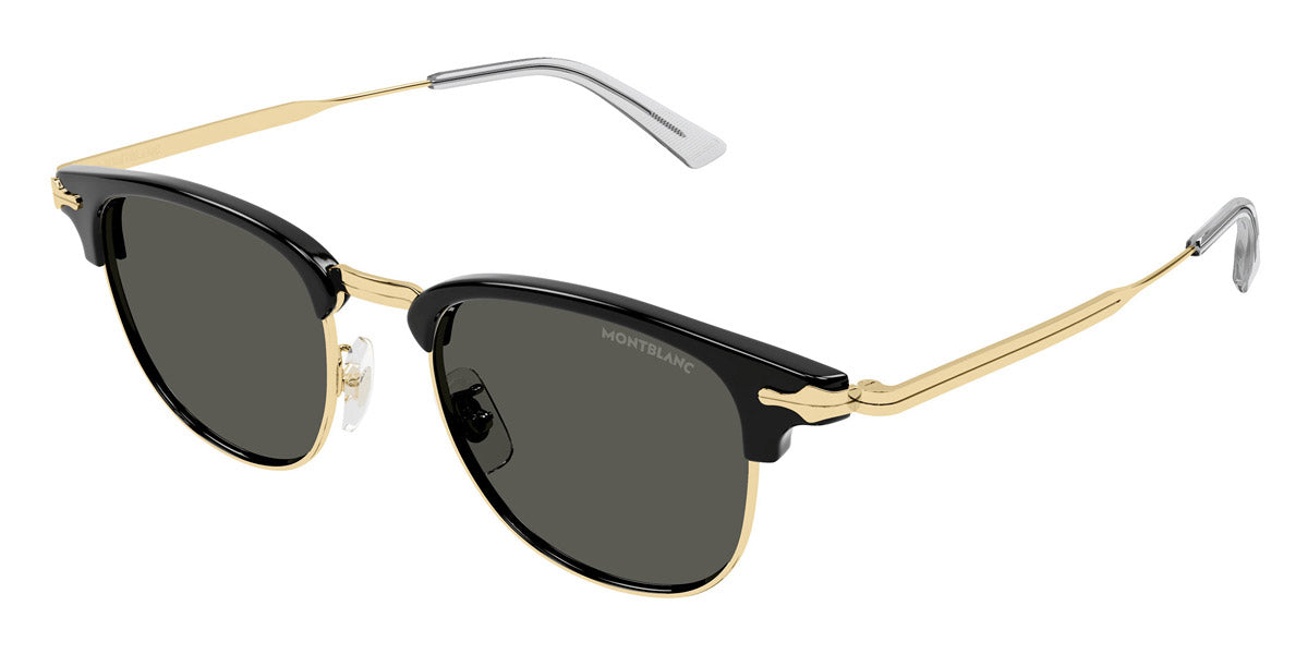 MONTBLANC SUNGLASSES - MB0364S 001 49 - Black/Gold