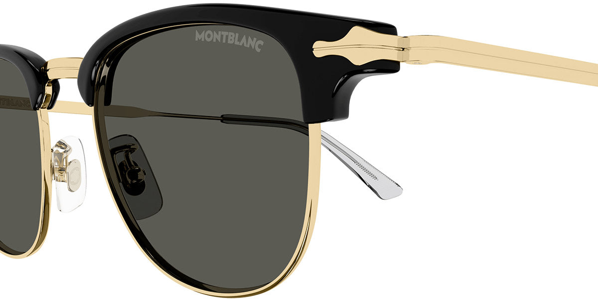 MONTBLANC SUNGLASSES - MB0364S 001 49 - Black/Gold
