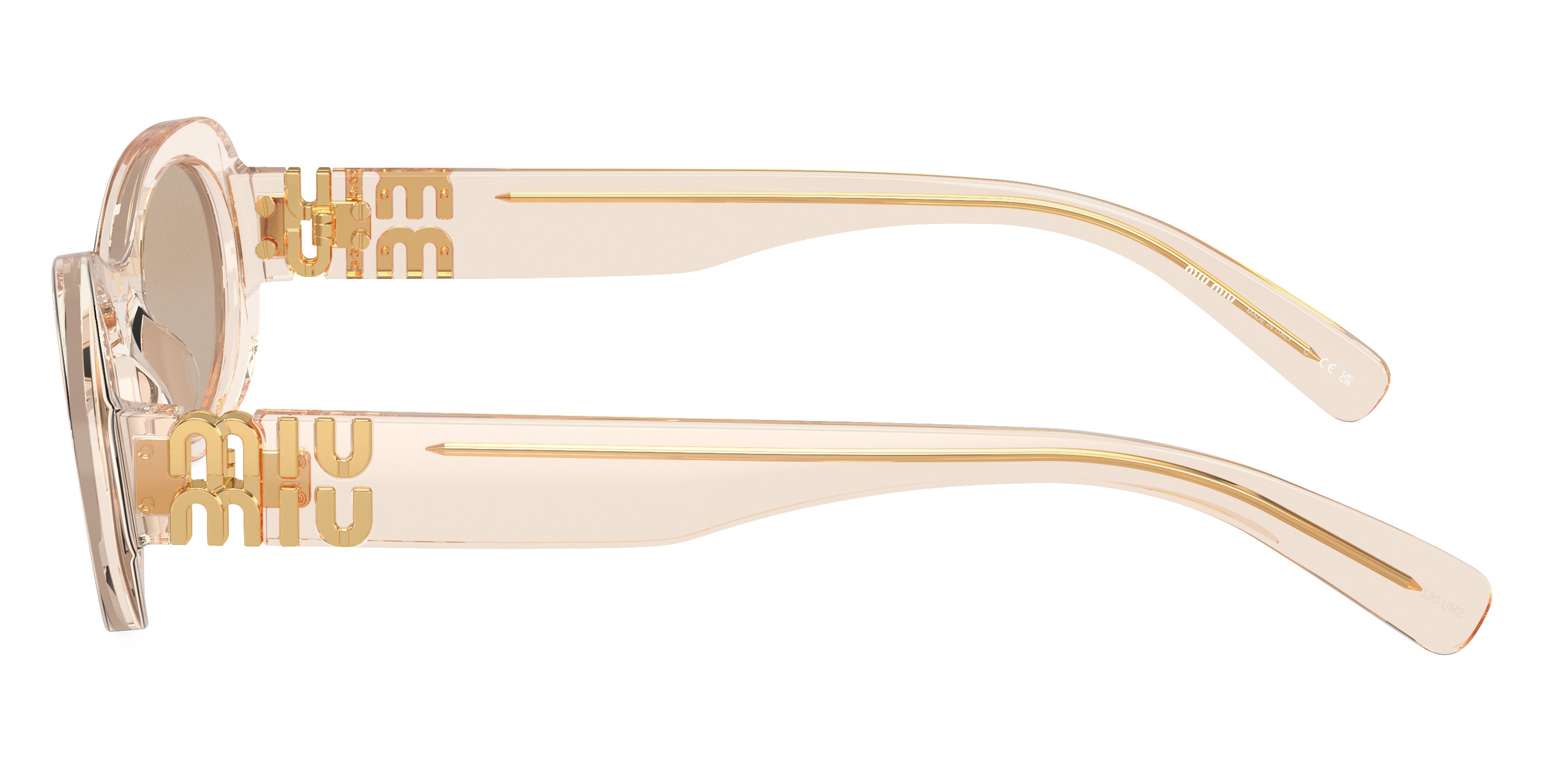 Miu Miu Glimpse MU 06ZS 11T40F 50 - Sand Transparent