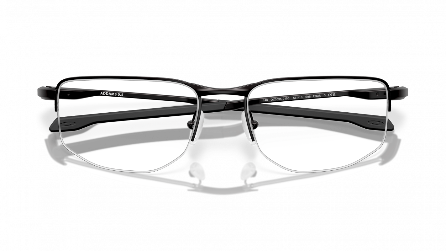 OAKLEY EYEGLASSES ADDAMS 0.5 - OX3035 303501 54 - Satin Black