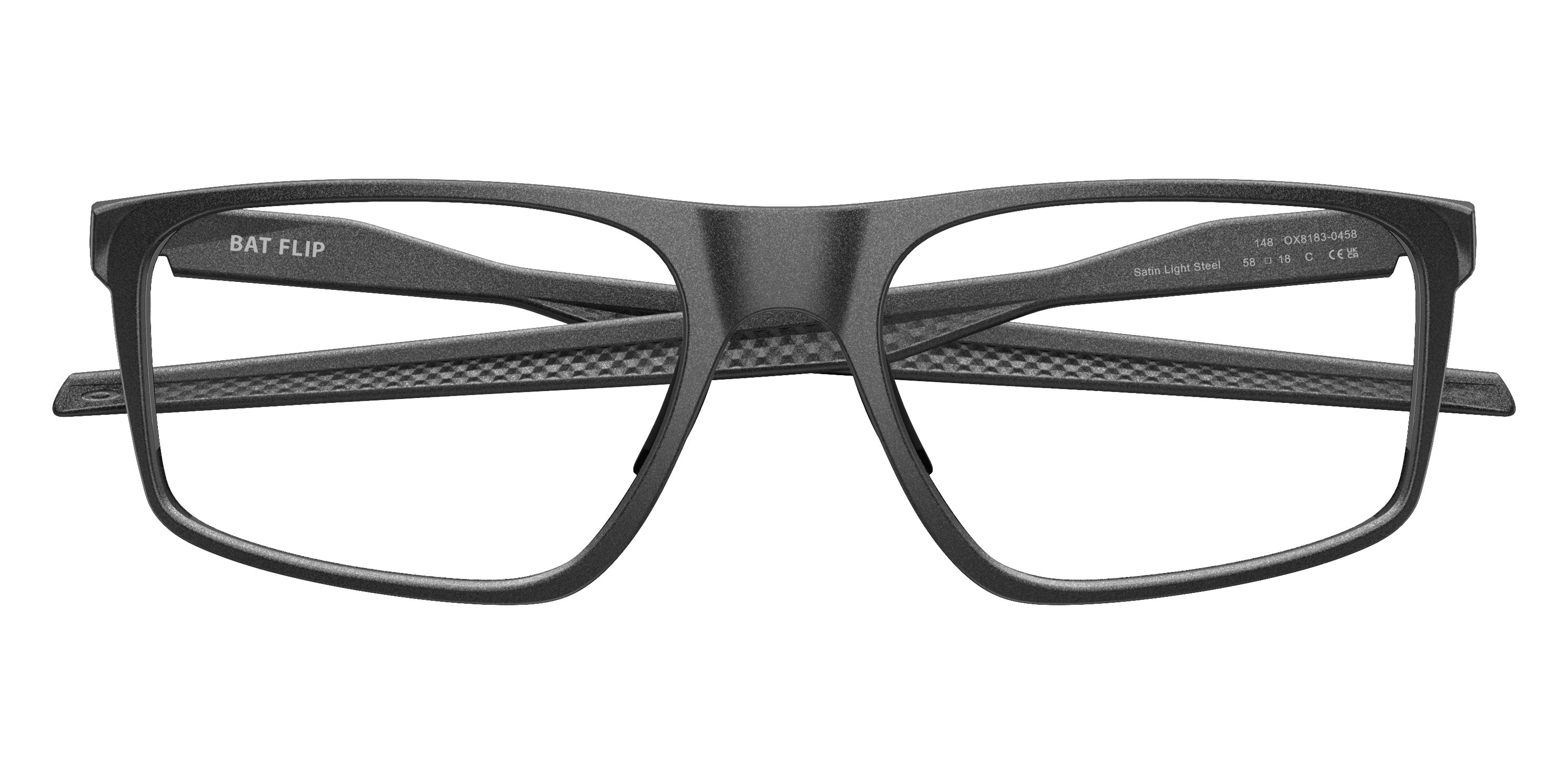 OAKLEY EYEGLASSES BAT FLIP - OX8183 818304 56 - Satin Light Steel