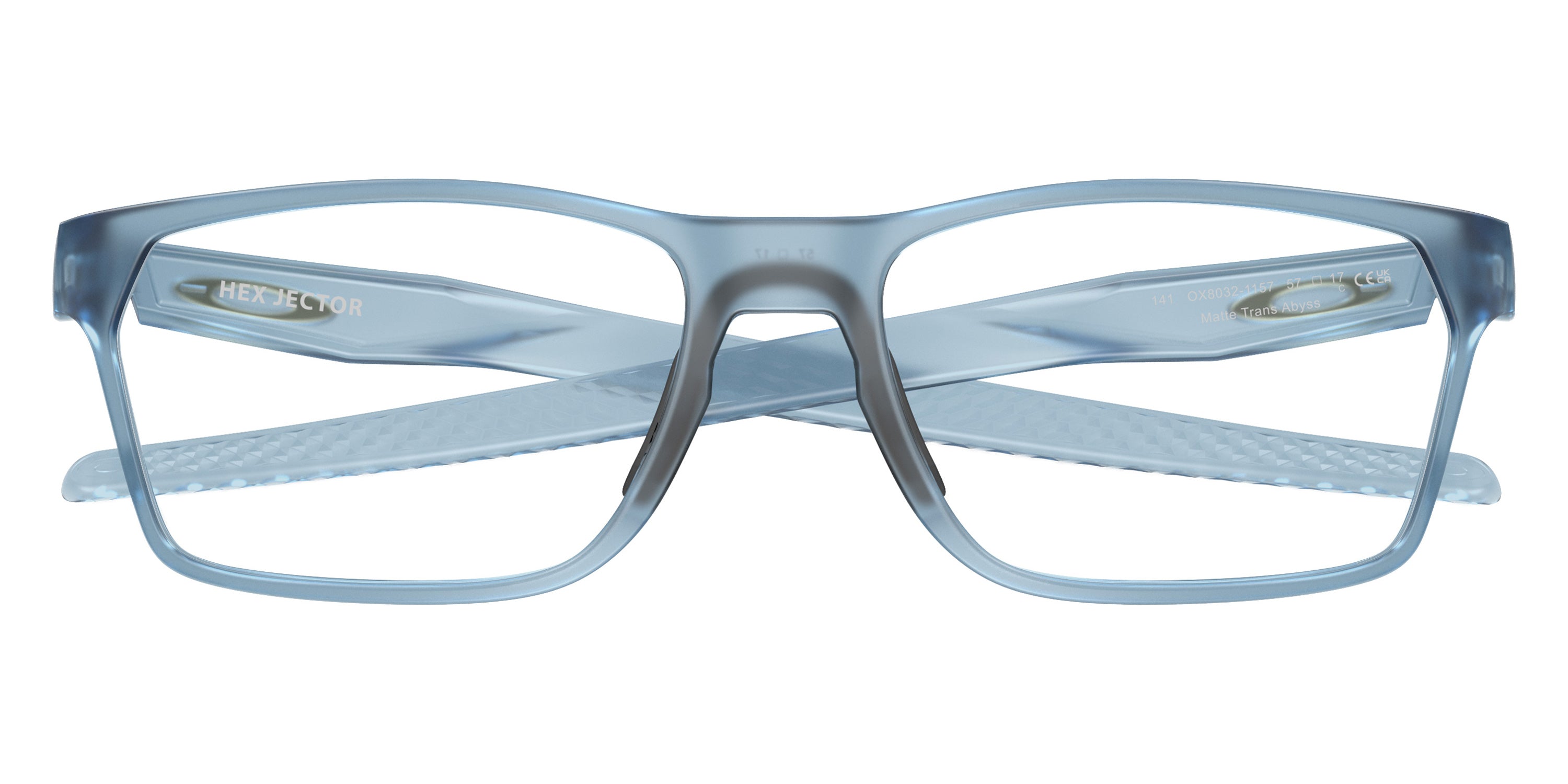 OAKLEY EYEGLASSES HEX JECTOR POLARIS COLLECTION - OX8032 803211 55 - Matte Transparent Abyss