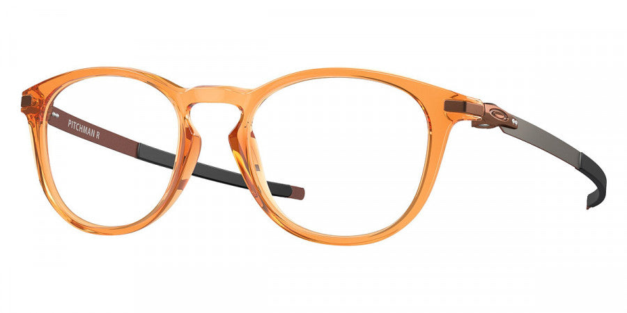 OAKLEY EYEGLASSES PITCHMAN R - OX8105 810524 50 - Polished Translucent Ginger/Matte Gunmetal