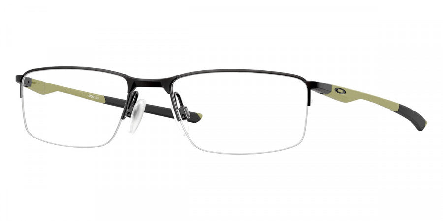OAKLEY EYEGLASSES SOCKET 5.5 - OX3218 321816 54 - Satin Black/Satin Fern