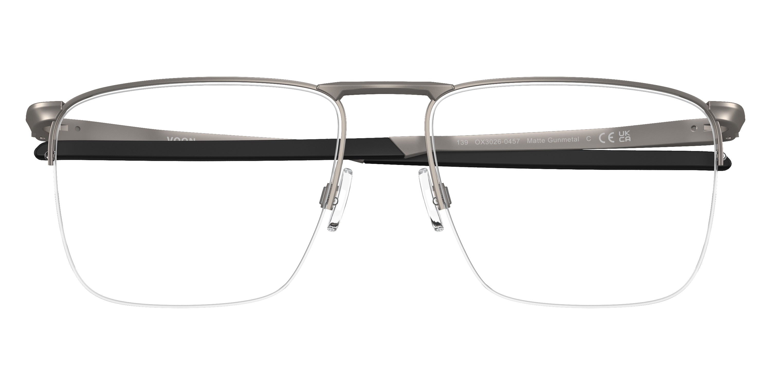 OAKLEY EYEGLASSES VOON - OX3026 302604 55 - Matte Gunmetal