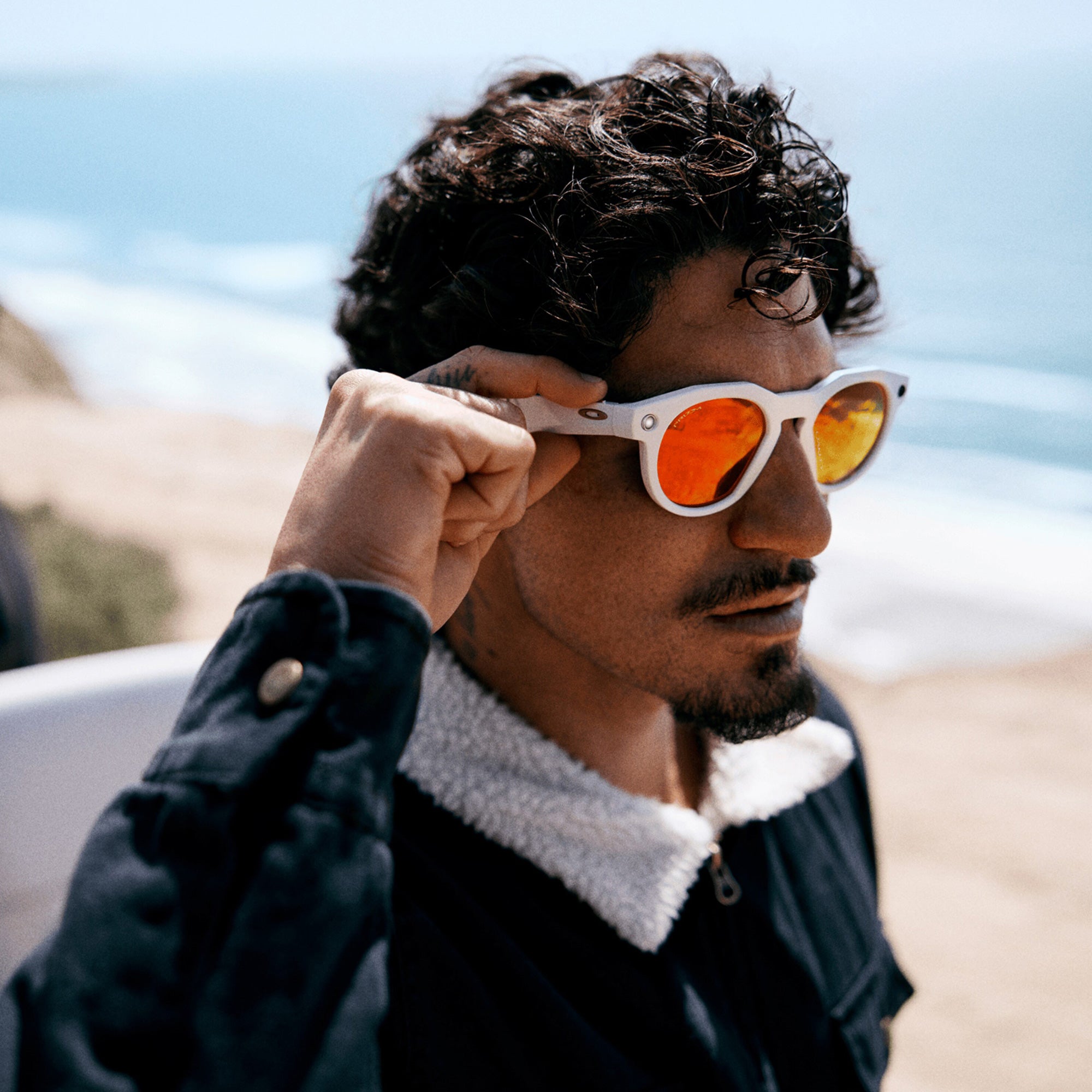 OAKLEY META SUNGLASSES HSTN - OW8002 800204 51 - Polished Warm Gray