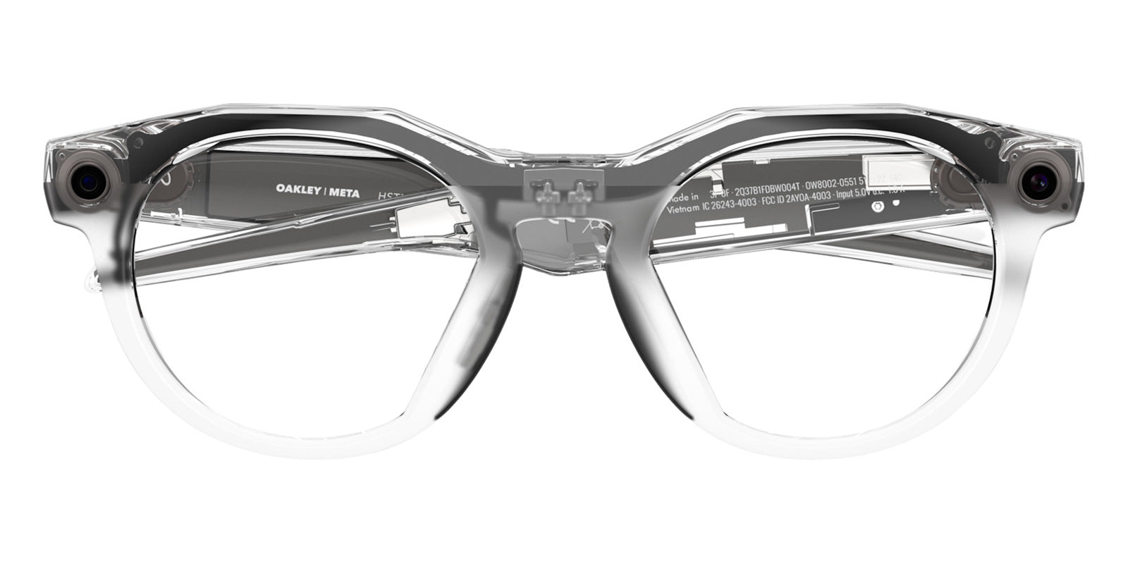 OAKLEY META SUNGLASSES HSTN - OW8002 800205 51 - Polished Clear