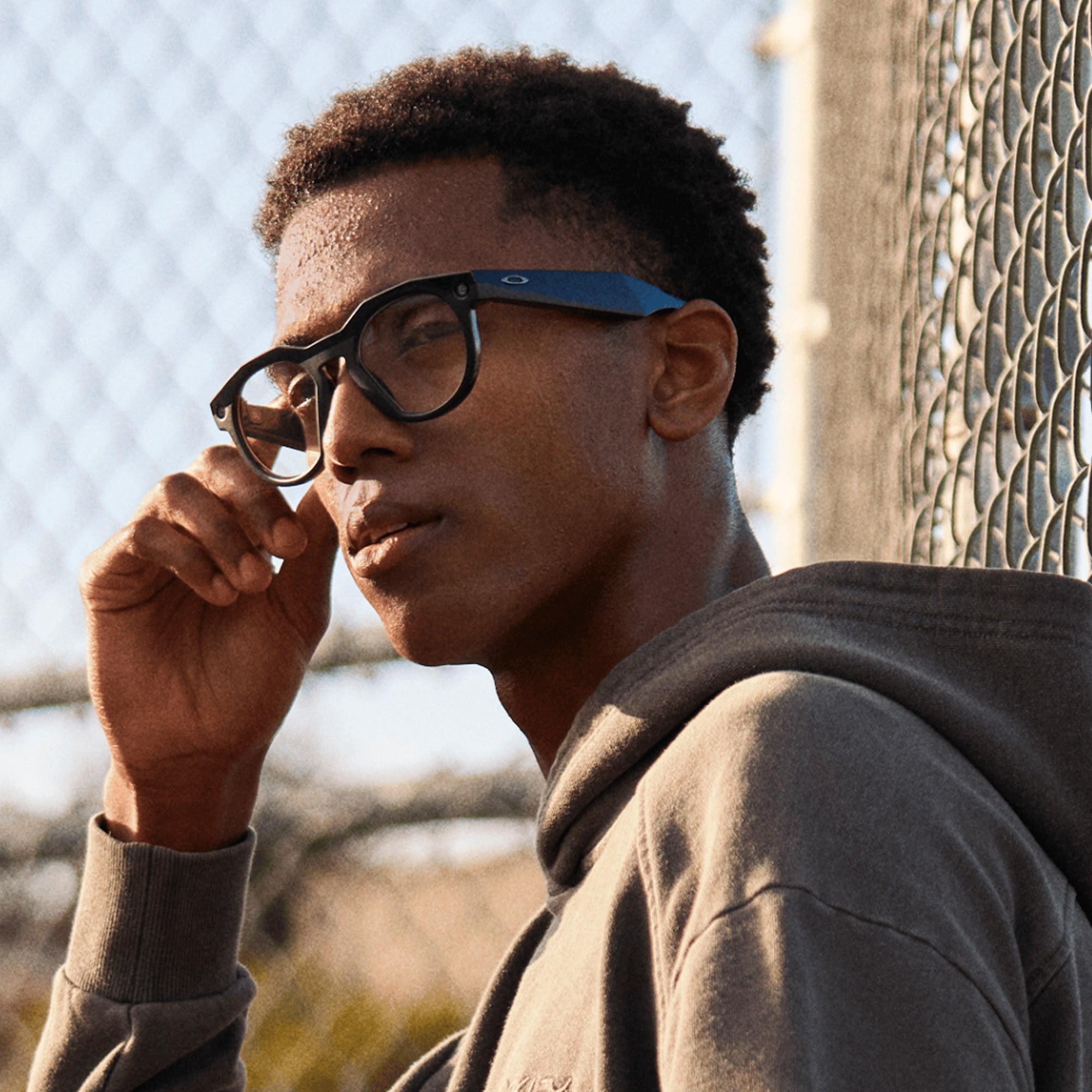 OAKLEY META SUNGLASSES HSTN - OW8002 800207 51 - Polished Black