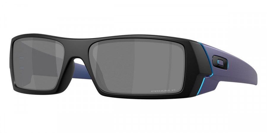 OAKLEY SUNGLASSES GASCAN - OO9014 9014D0 60 - Matte Black/Matte Cyan/Blue Colorshift