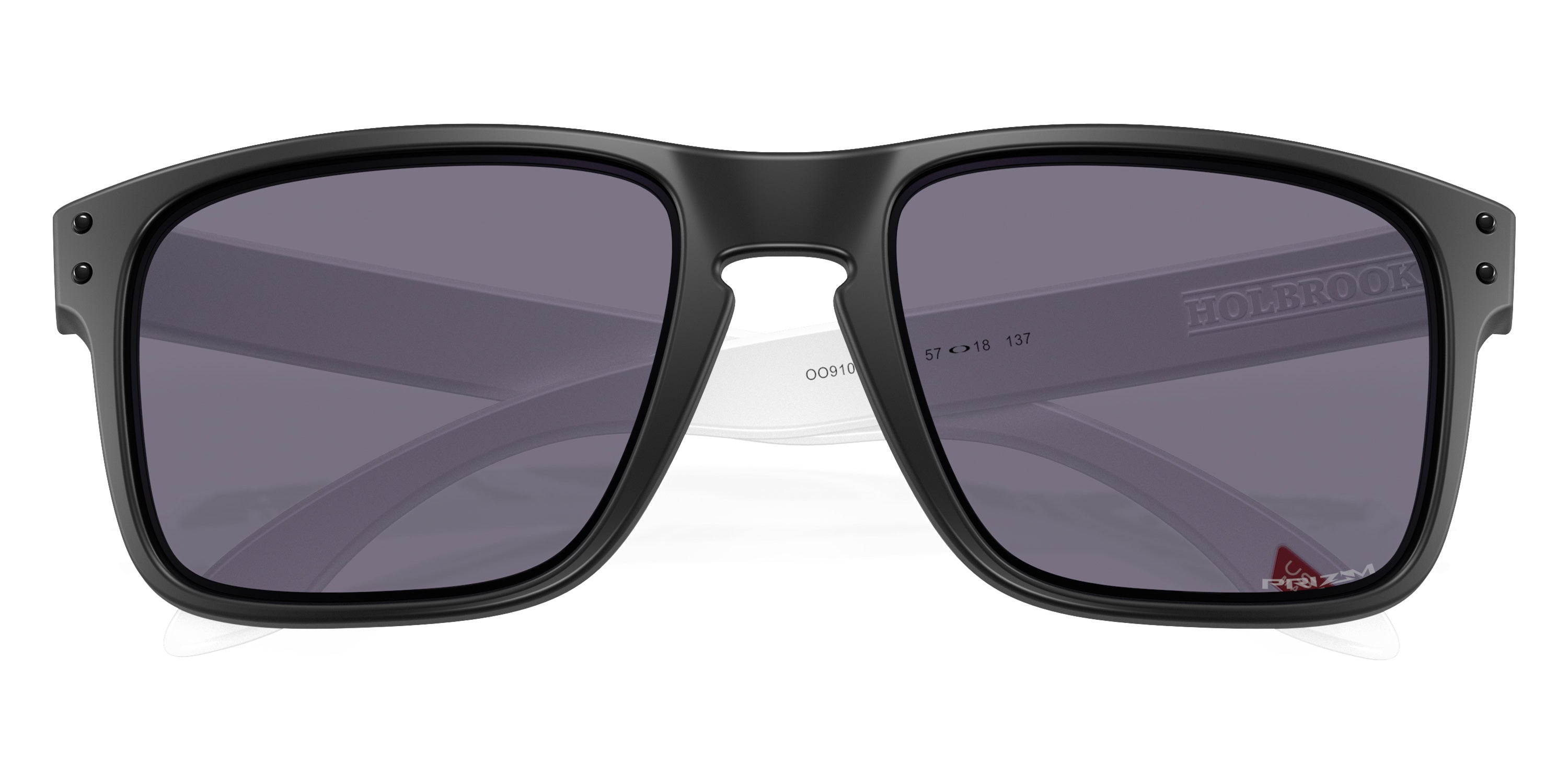 OAKLEY SUNGLASSES HOLBROOK - OO9102 9102Z5 55 - Matte Black/Black Dual