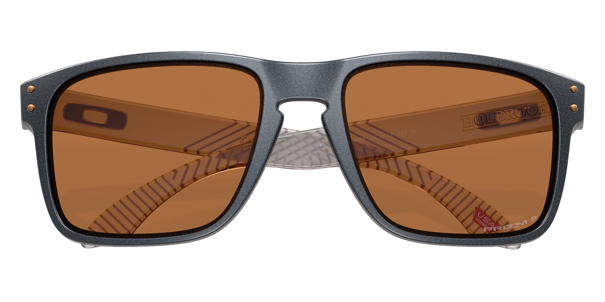 OAKLEY SUNGLASSES HOLBROOK XL - OO9417 941749 59 - Transparent Gray Ink/Blue Steel