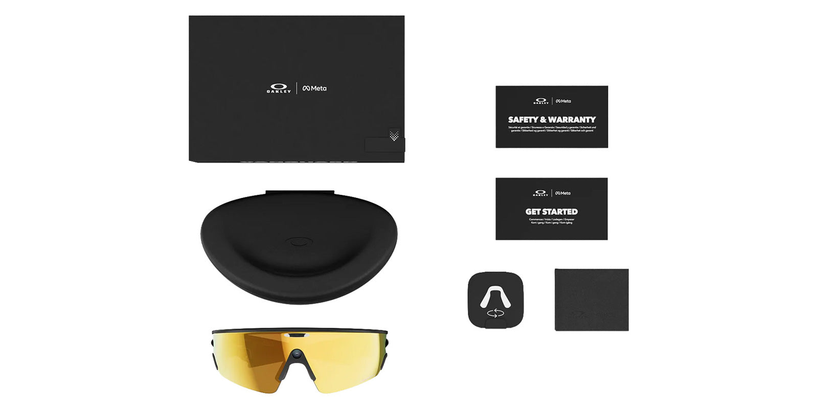 OAKLEY META SUNGLASSES VANGUARD - OW8001 800104 152 - Matte Black