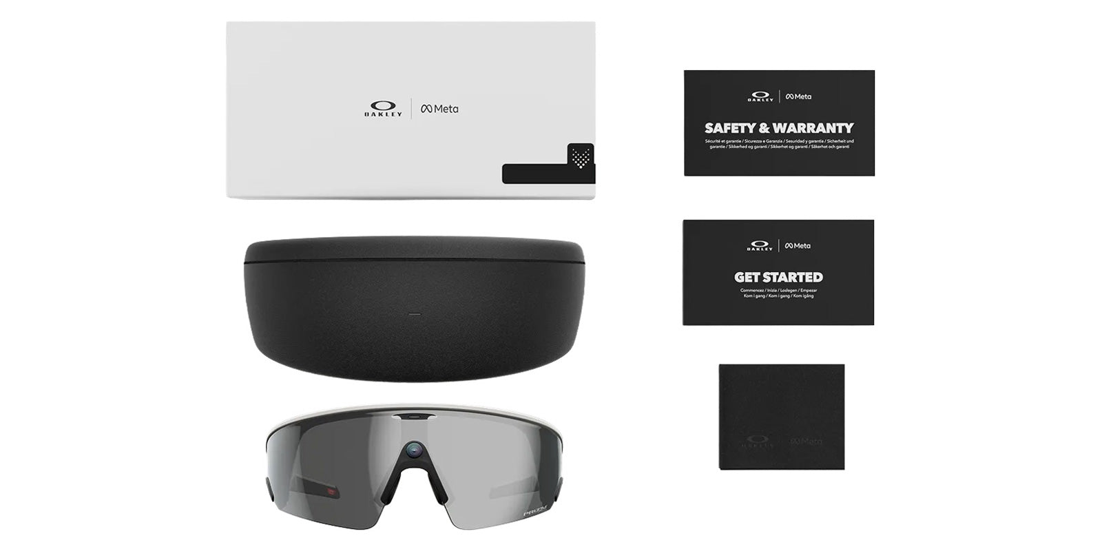 OAKLEY META SUNGLASSES VANGUARD - OW8001 800105 152 - Matte White