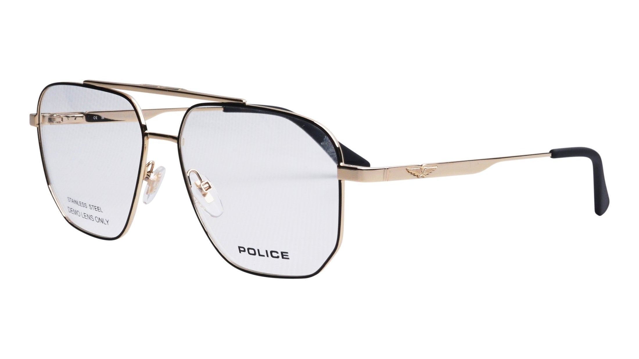 POLICE EYEGLASSES ORIGINS LITE 39 CLIP-ON - UPLU55 302P 57