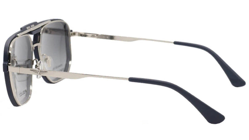POLICE EYEGLASSES ORIGINS LITE 39 CLIP-ON - UPLU55 579P 57