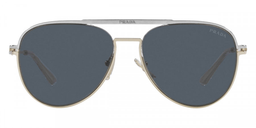 Prada PR 54ZS 17F09T 57 - Silver/Pale Gold