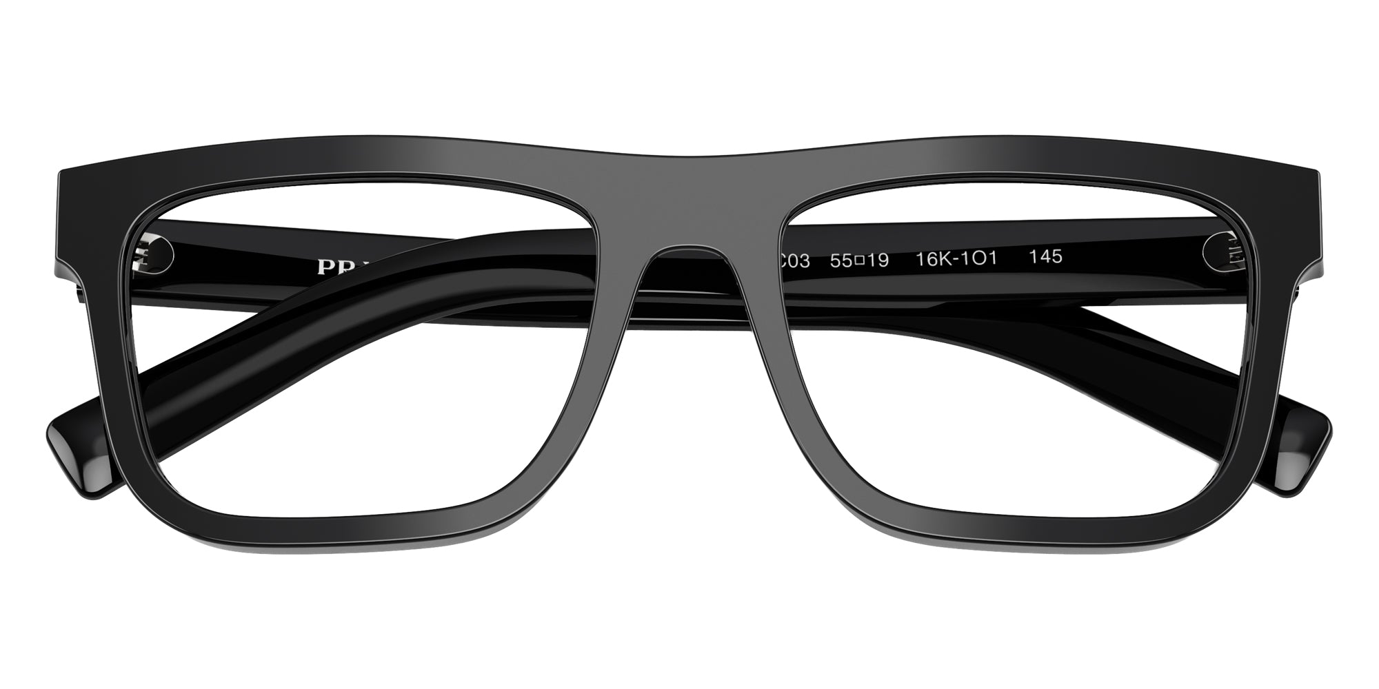 PRADA EYEGLASSES - PR C03V 16K1O1 55 - Black