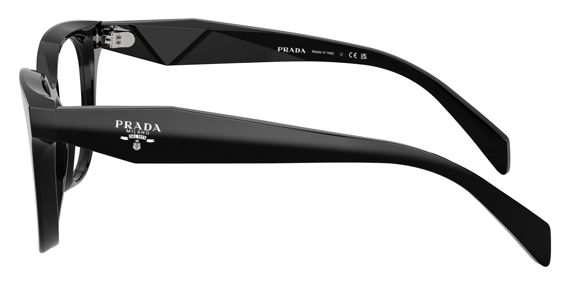 PRADA EYEGLASSES - PR C11V 16K1O1 53 - Black