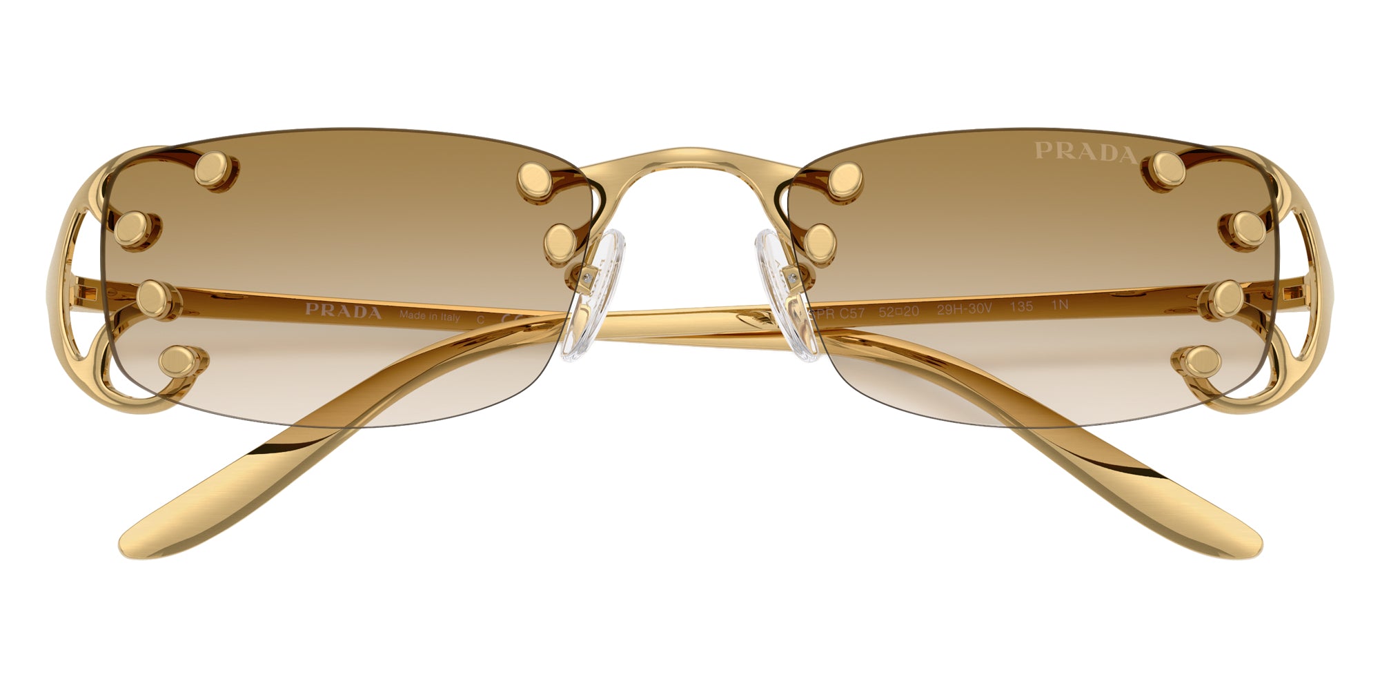 PRADA SUNGLASSES - PR C57S 29H30V 52 - Oro Pallido Nouveau