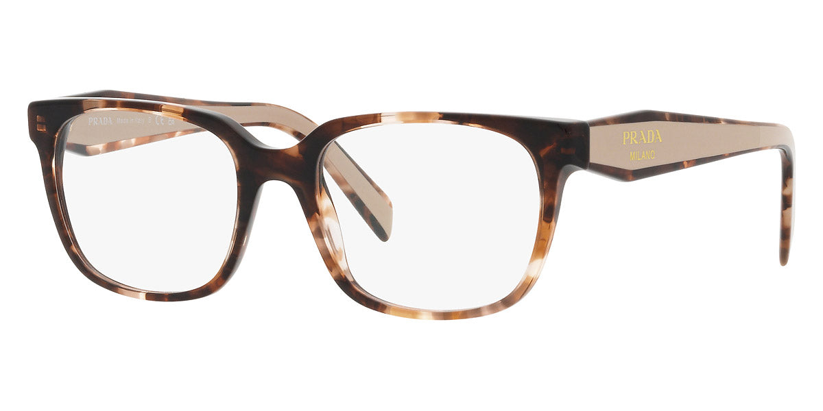 PRADA EYEGLASSES - PR 17ZV 07R1O1 52 - Caramel Havana and Havana/Beige