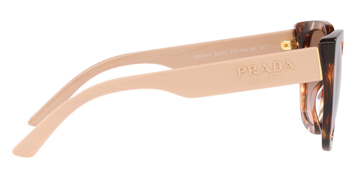 PRADA EYEGLASSES - PR 24XS 07R0A6 52 - Caramel Tortoise