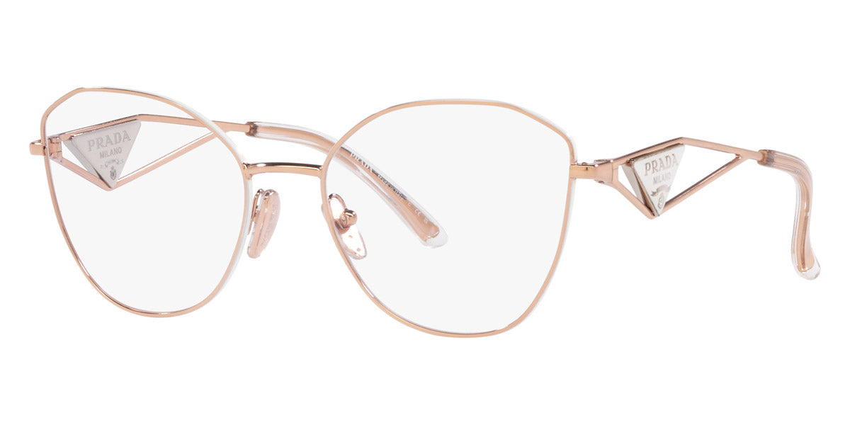 PRADA EYEGLASSES - PR 52ZV SVF1O1 55 - Pink Gold