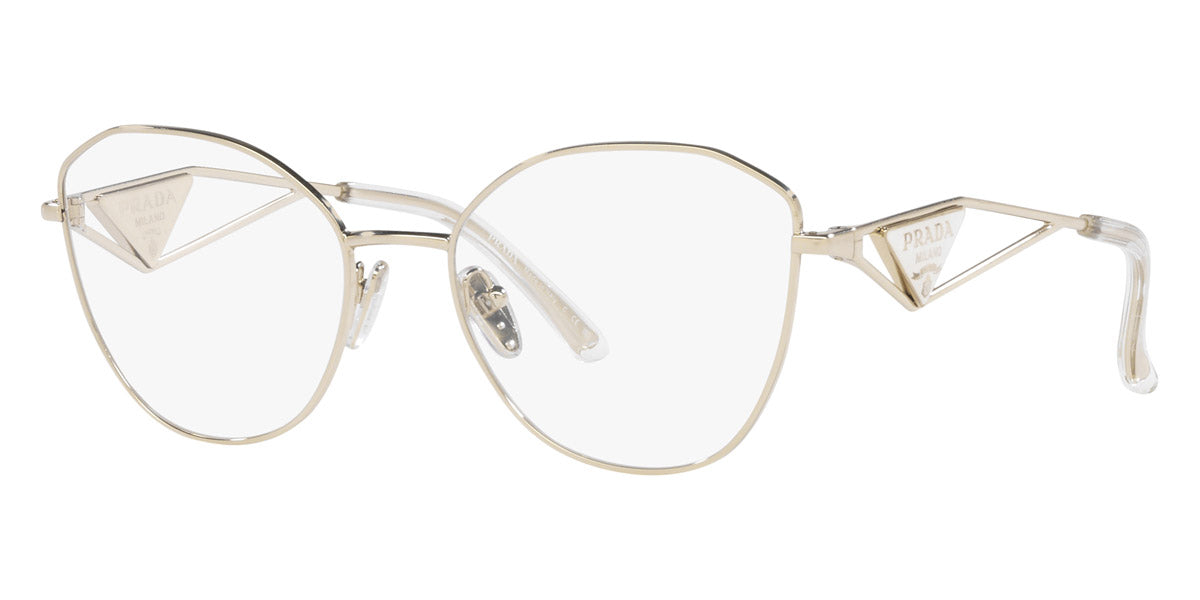 PRADA EYEGLASSES - PR 52ZV ZVN1O1 53 - Pale Gold