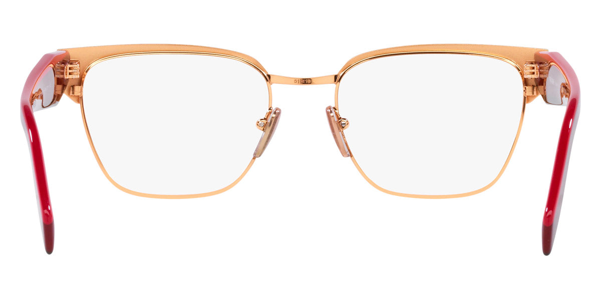 PRADA EYEGLASSES - PR 65YV 16A1O1 53 - Red/Rose Gold