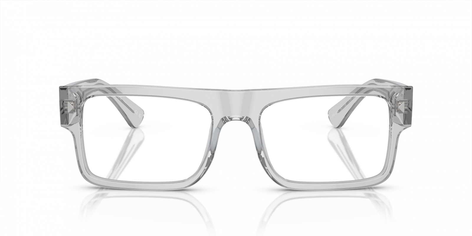 PRADA EYEGLASSES - PR A01V 17P1O1 55 - Transparent Gray