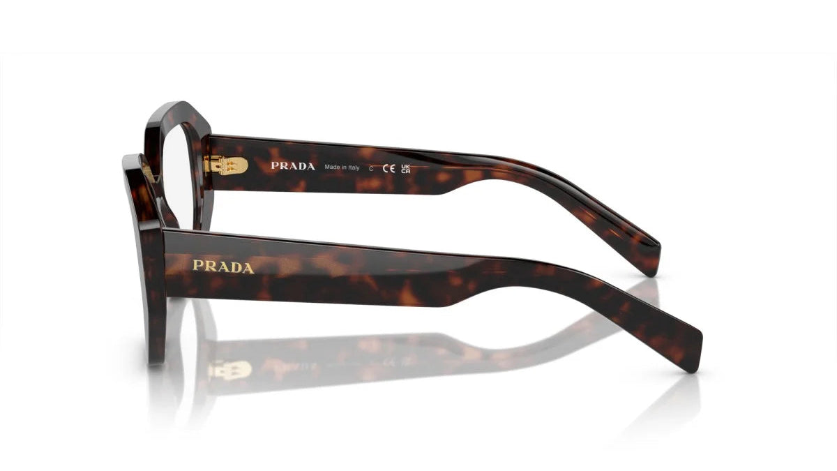 PRADA EYEGLASSES - PR A07V 16N1O1 - Havana