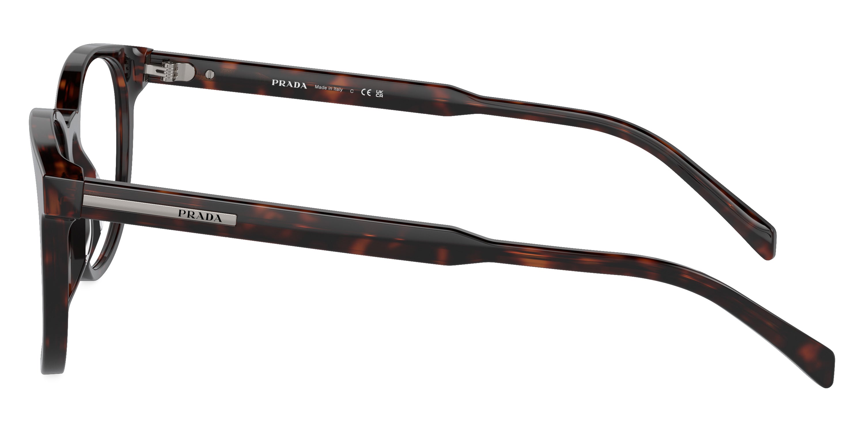 PRADA EYEGLASSES - PR A15V 17N1O1 52 - Radica Tortoise