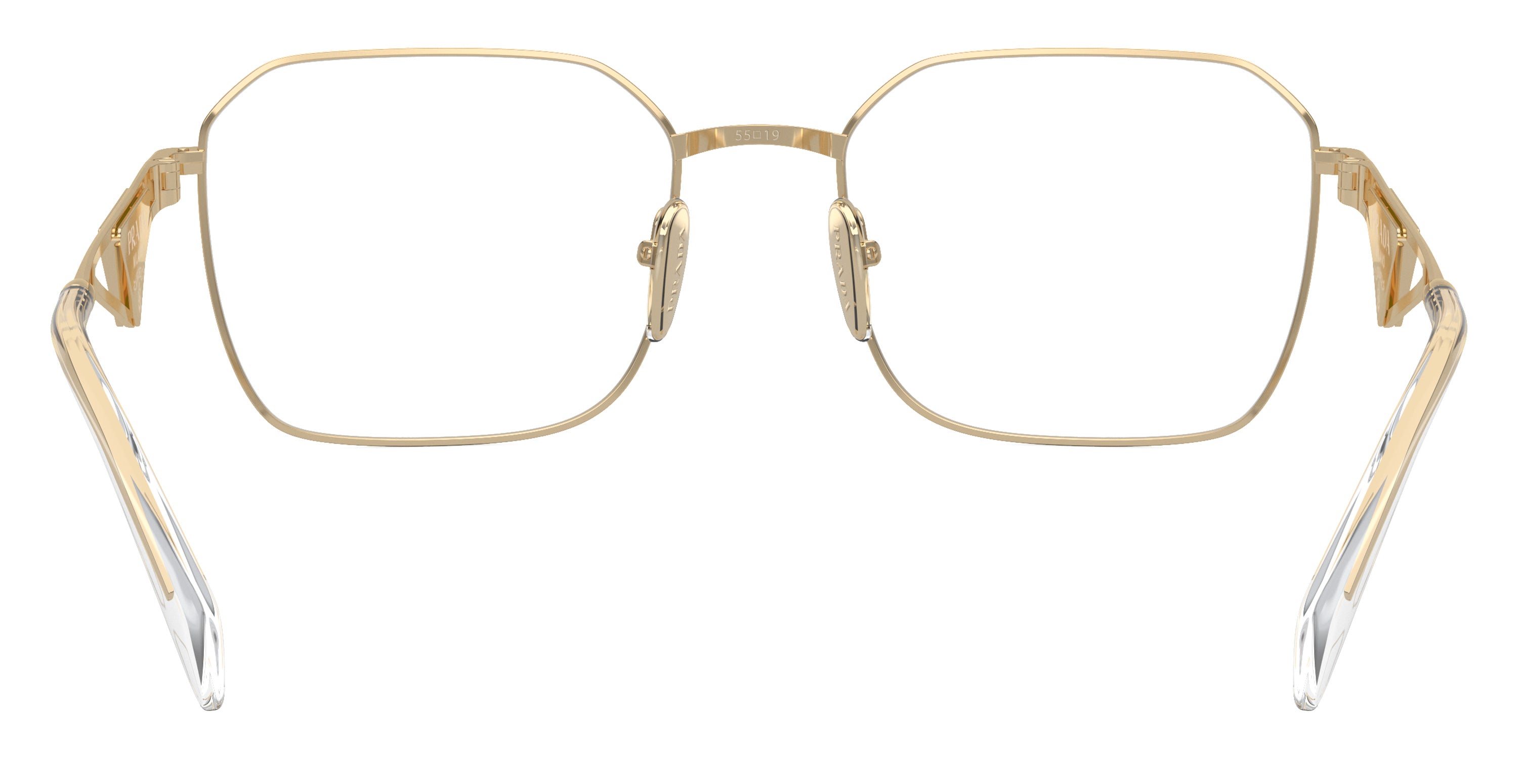 PRADA EYEGLASSES - PR A51V ZVN1O1 55 - Pale Gold