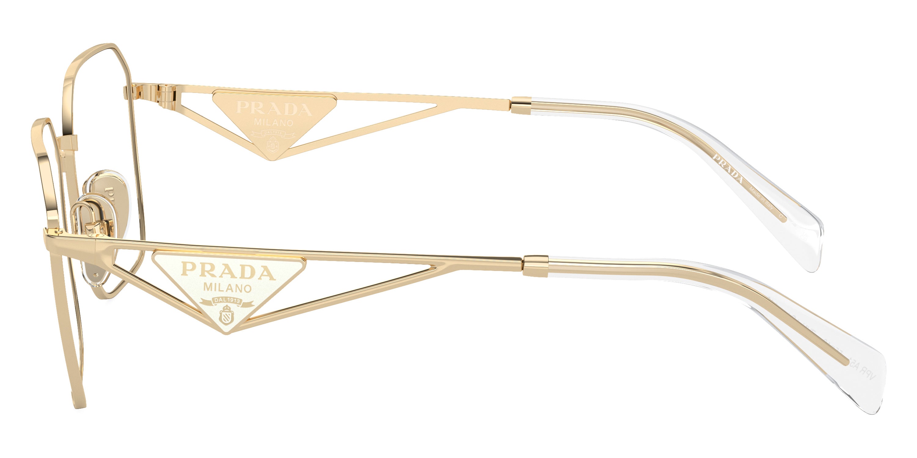 PRADA EYEGLASSES - PR A51V ZVN1O1 55 - Pale Gold
