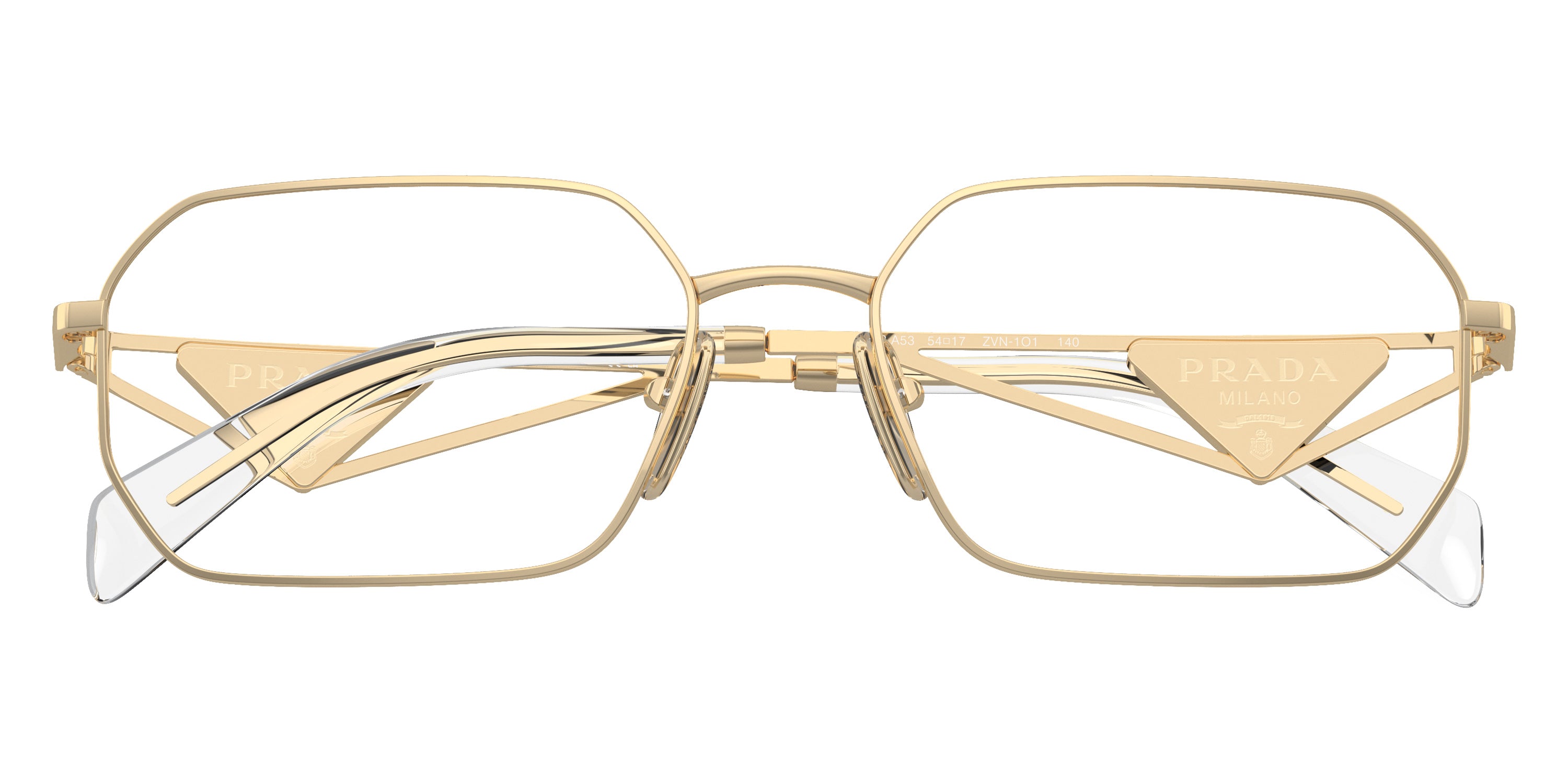PRADA EYEGLASSES - PR A53V ZVN1O1 54 - Pale Gold
