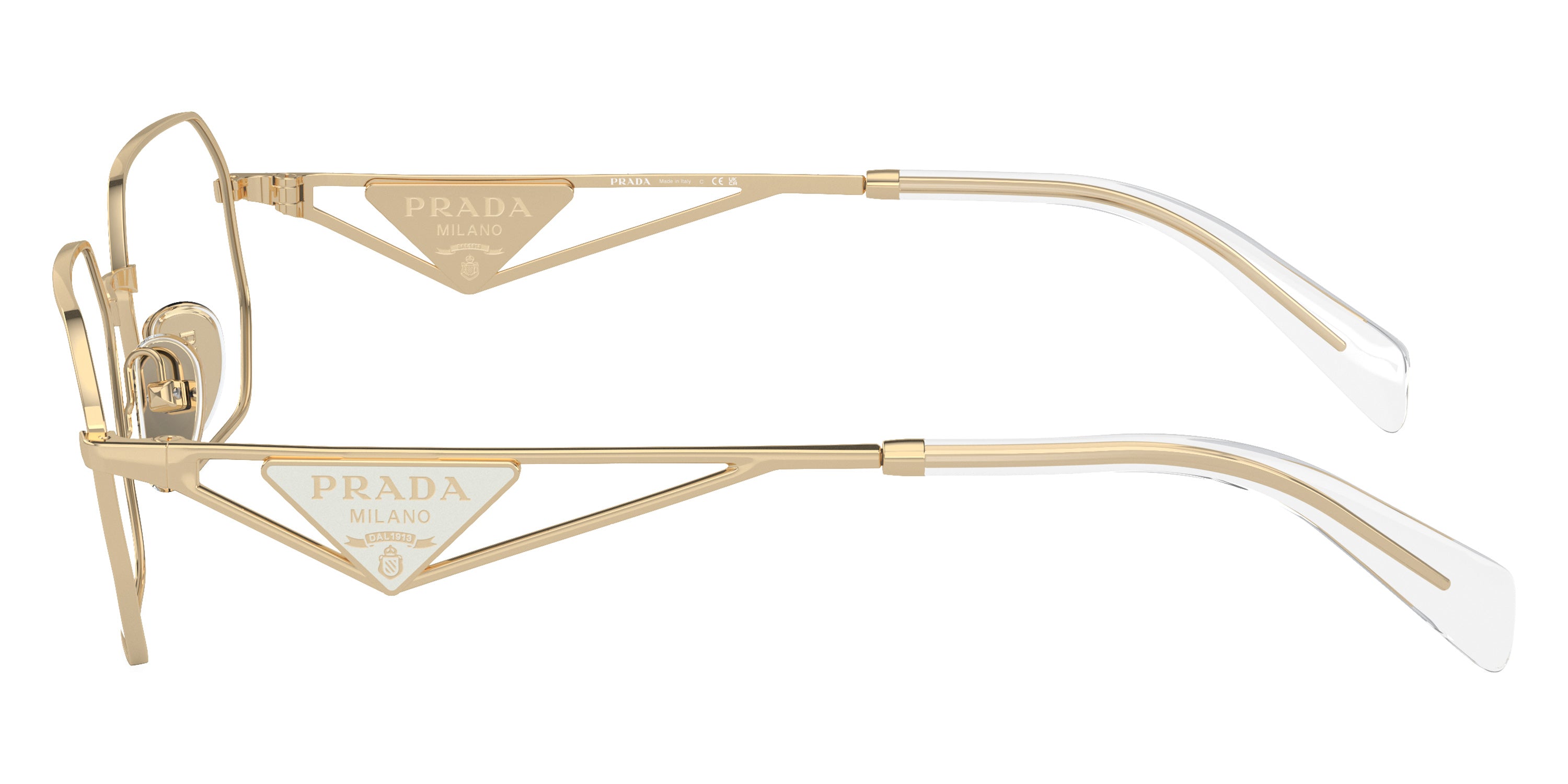 PRADA EYEGLASSES - PR A53V ZVN1O1 54 - Pale Gold