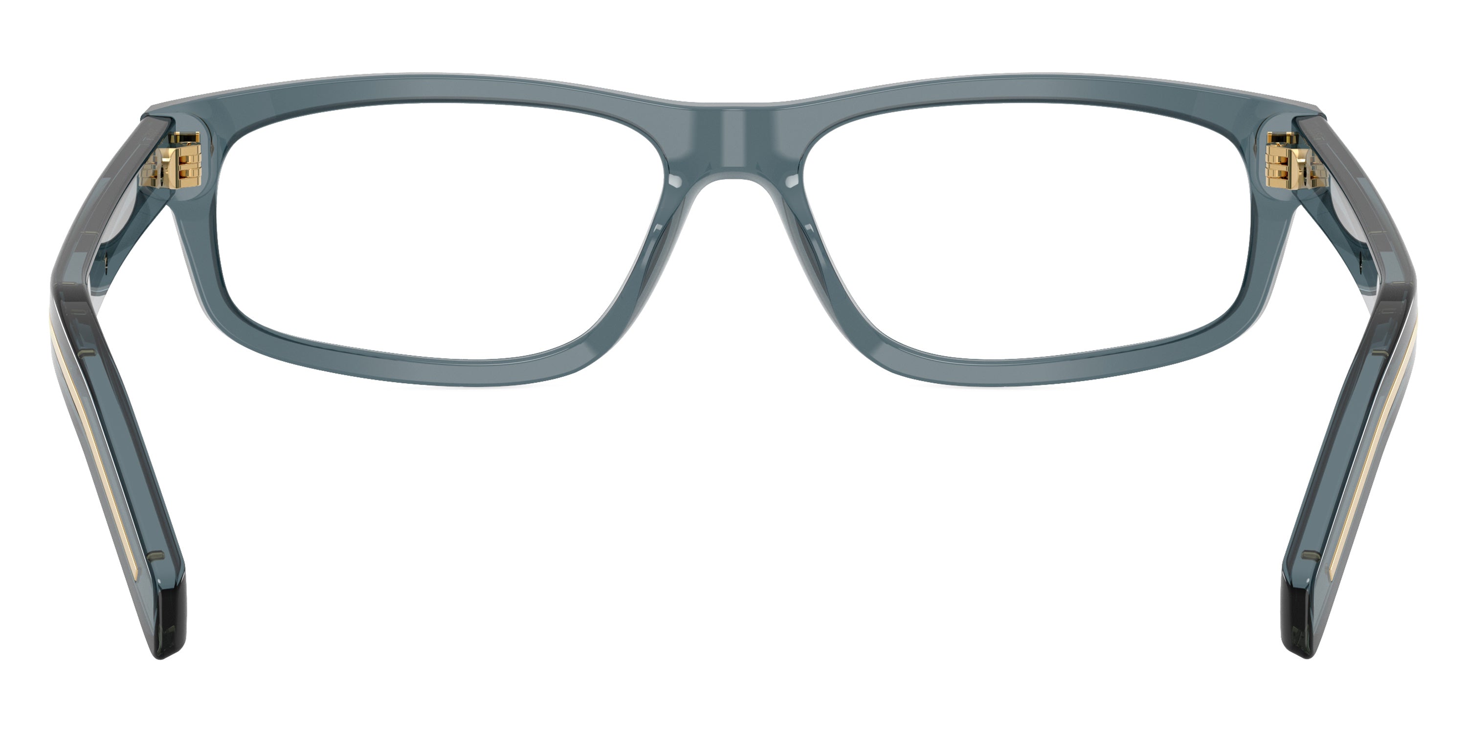 PRADA EYEGLASSES - PR B02V 17T1O1 57 - Pale Gold Plated/Transparent Ocean/Silver