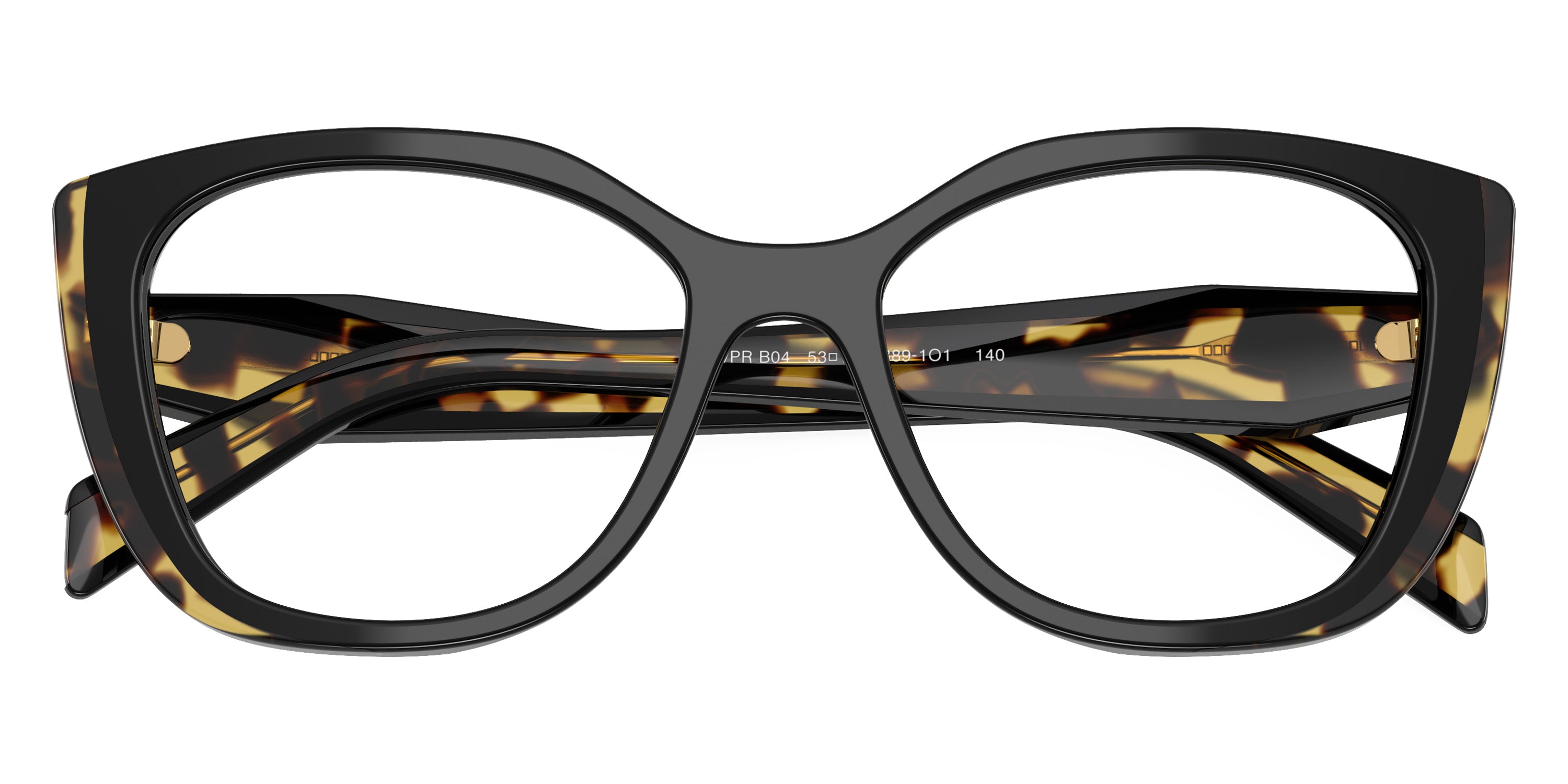 PRADA EYEGLASSES - PR B04V 3891O1 53 - Black/Medium Tortoise