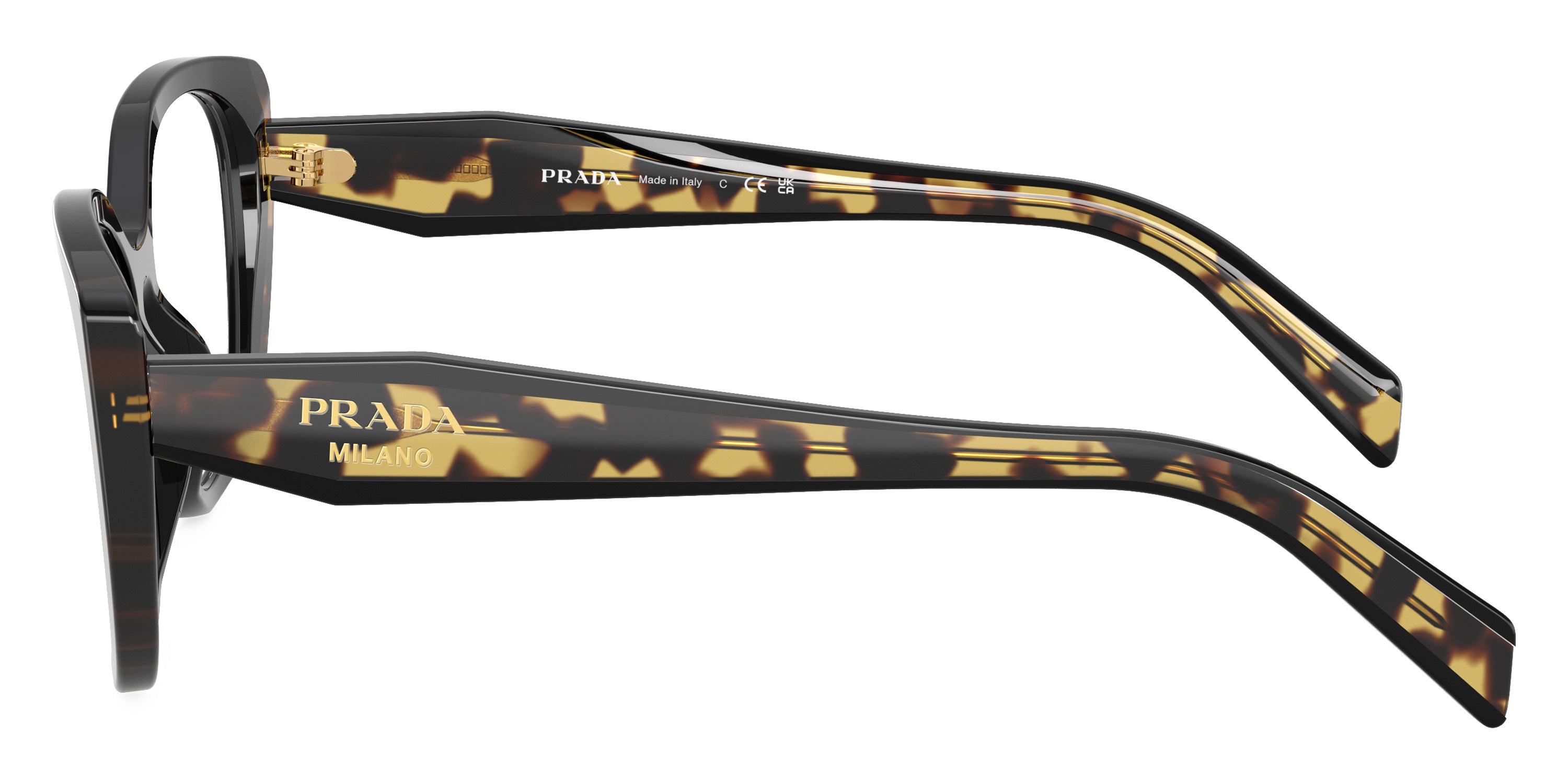 PRADA EYEGLASSES - PR B04V 3891O1 53 - Black/Medium Tortoise