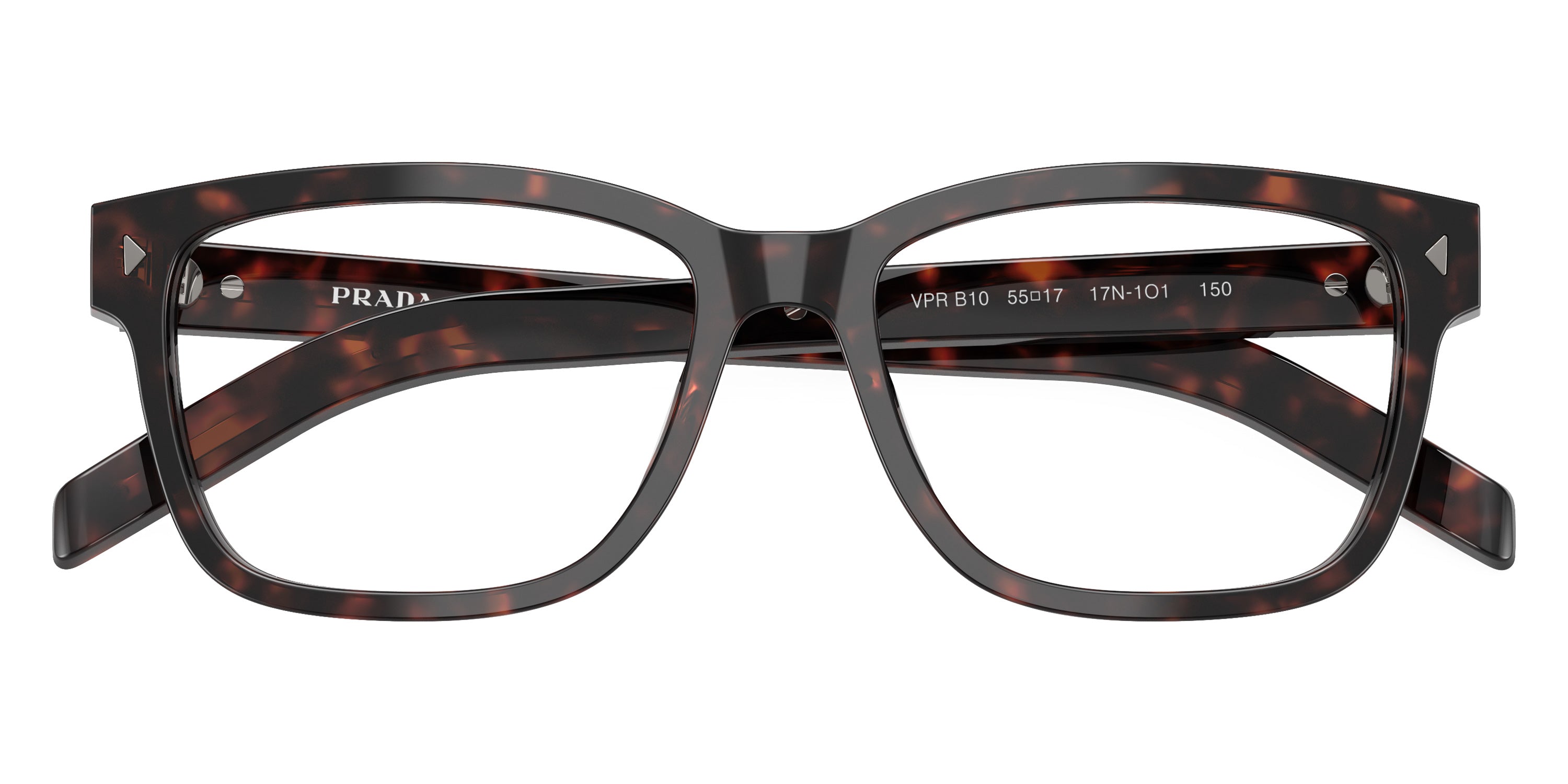 PRADA EYEGLASSES - PR B10V 17N1O1 55 - Root Havana/Gunmetal