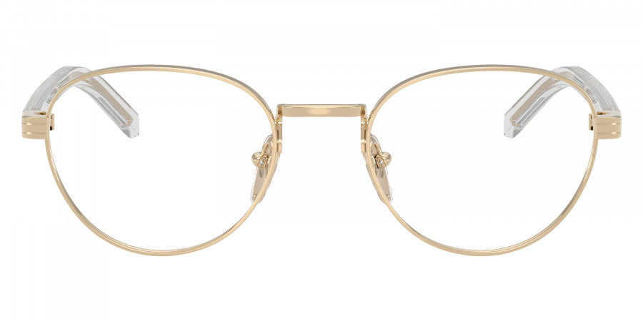 PRADA EYEGLASSES - PR B53V ZVN1O1 49 - Pale Gold/Transparent Gray