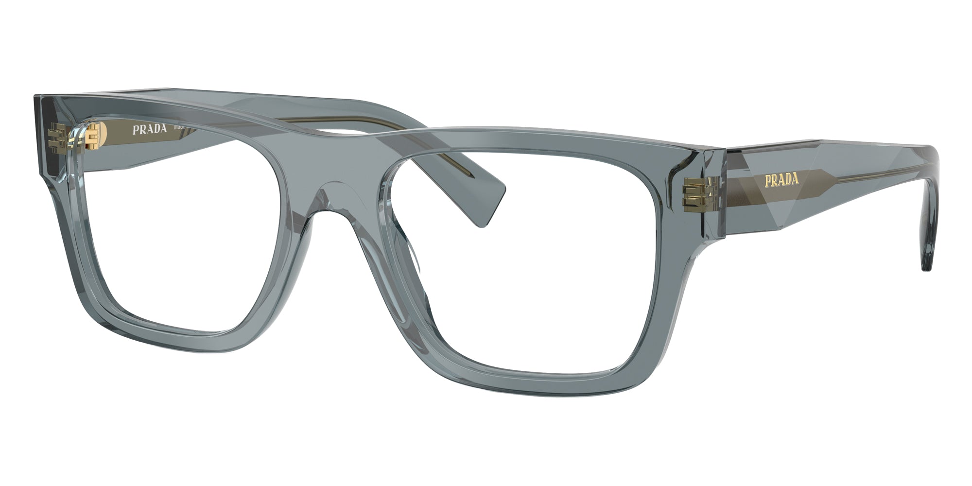 PRADA EYEGLASSES - PR C01V 17T1O1 52 - Transparent Ocean